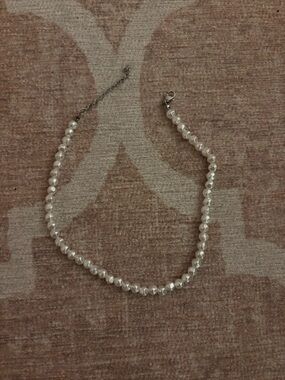 Target Pearl Bead Necklace - White
